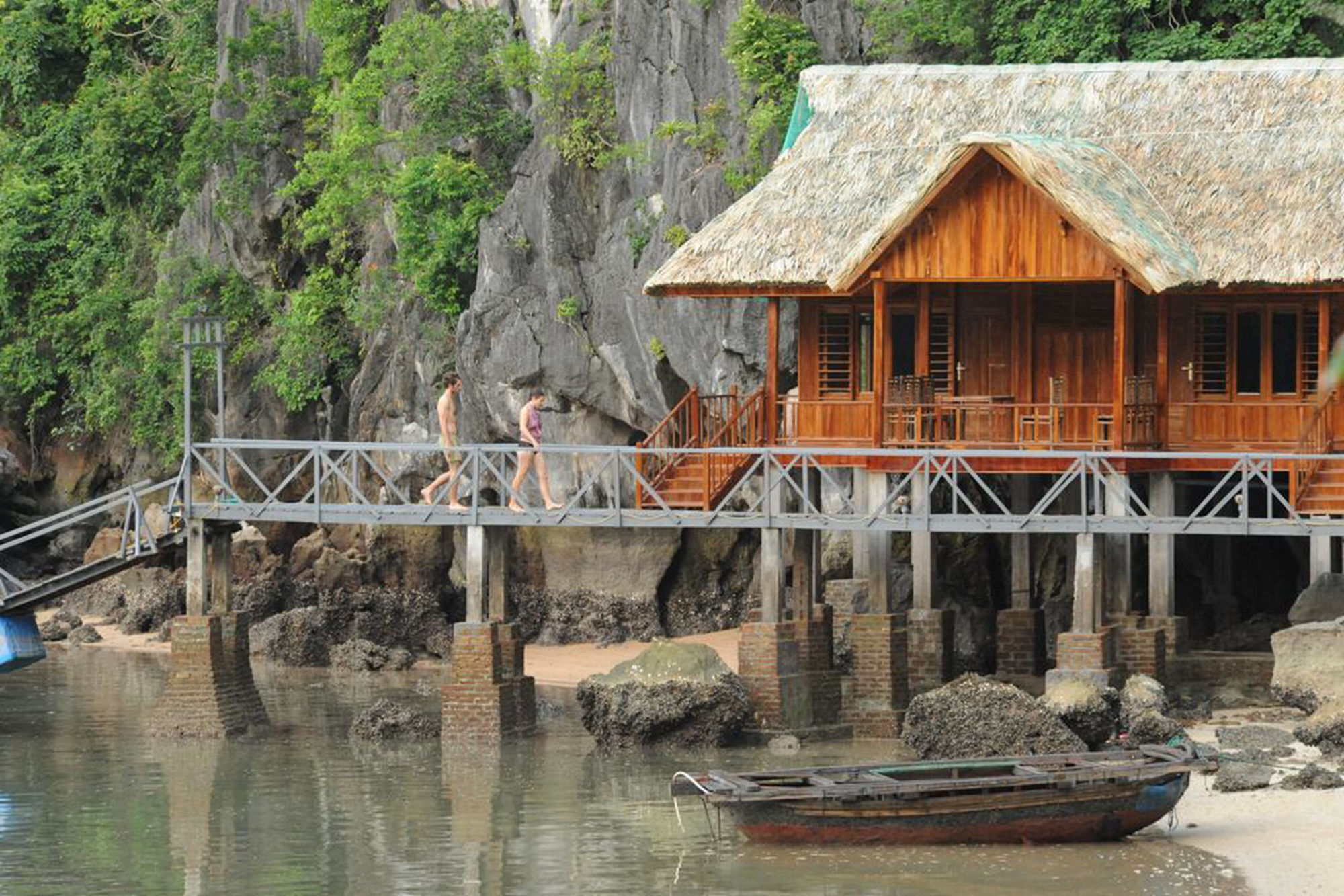 Cat Ba Sandy Beach Resort Dong Khe Sau Esterno foto