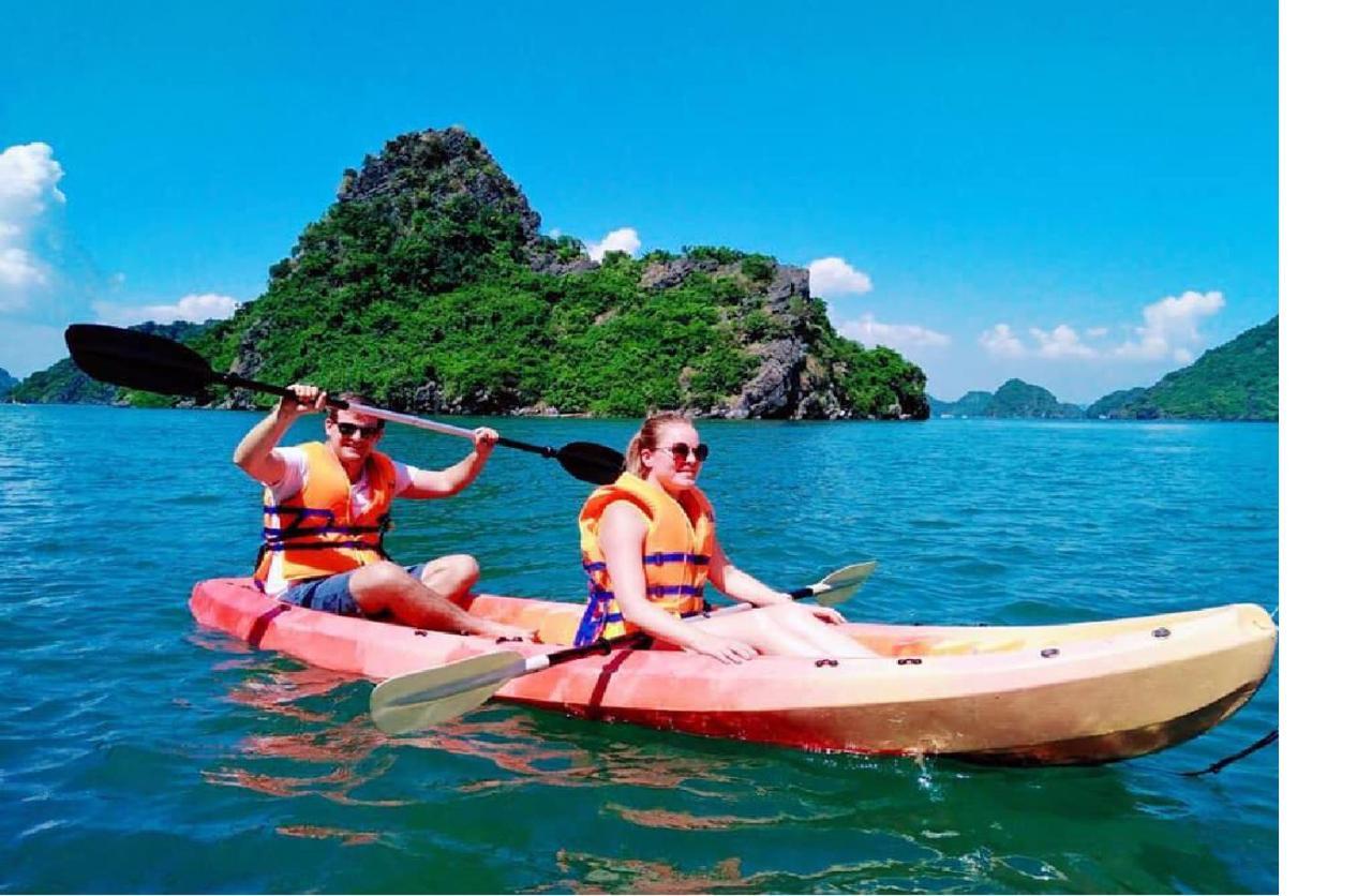 Cat Ba Sandy Beach Resort Dong Khe Sau Esterno foto